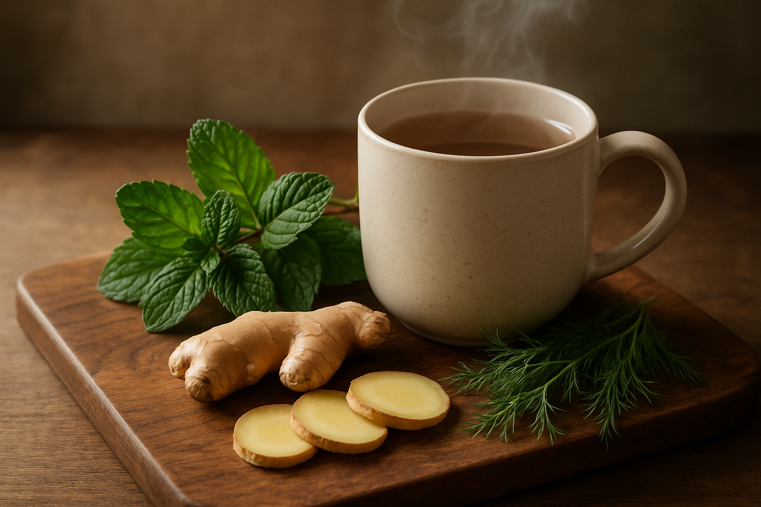 Peppermint, Ginger, and Fennel: The Herbal Trio That Defeats Bloating Fast