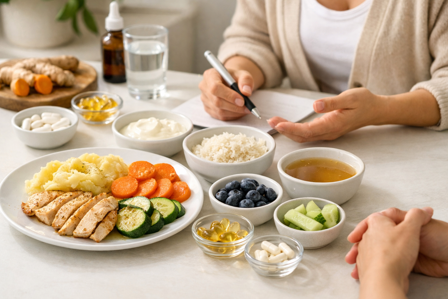 What I Feed Clients During a Crohn's Flare: The Low-Residue Diet Protocol That Actually Helps — image 2