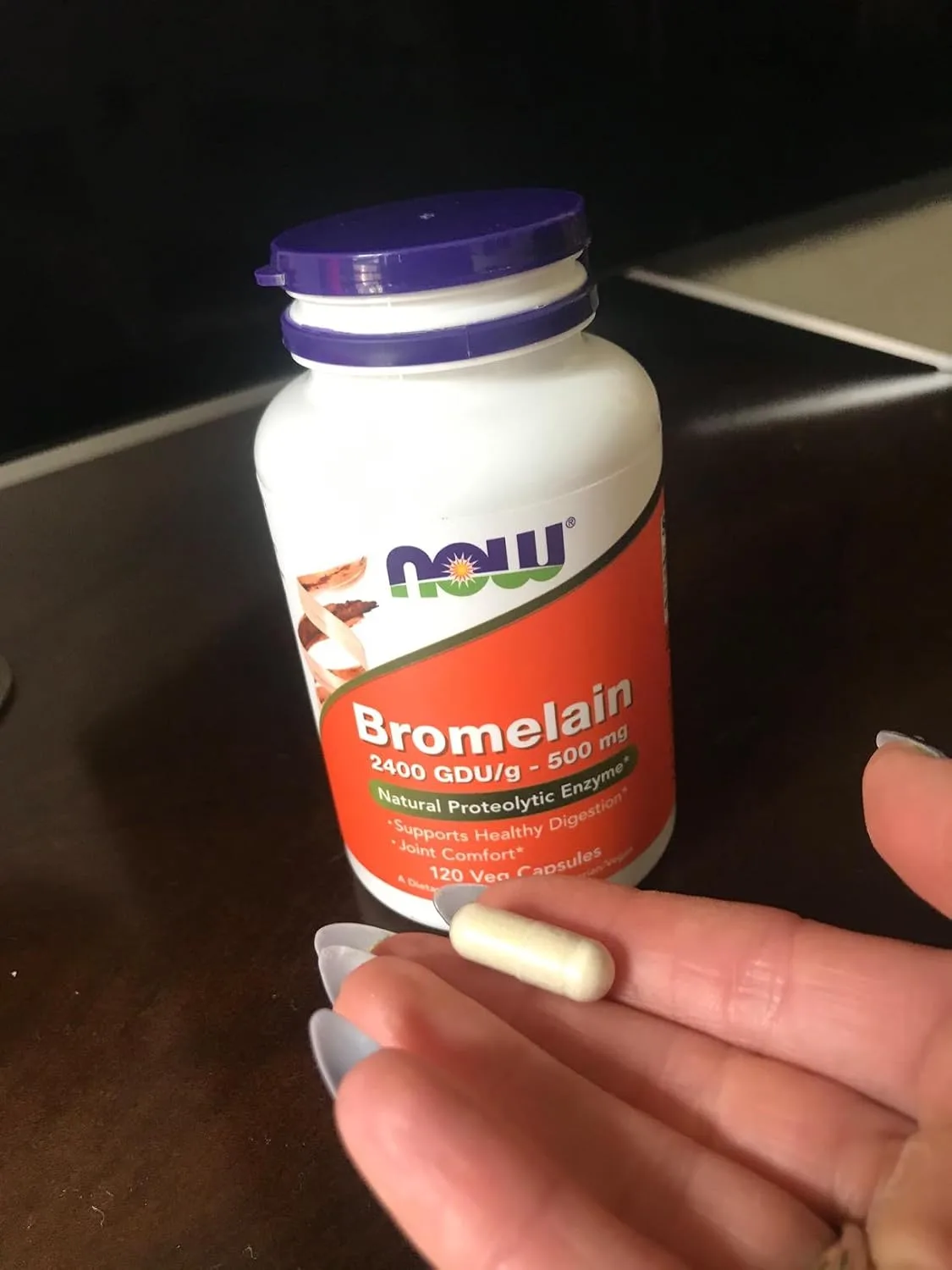 Customer review photo for Natural Digestive Enzymes in Food: 12 Best Sources (Bromelain, Papain, Lipase & More)