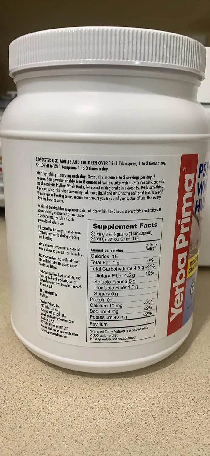 Customer photo of supplement bottle showing label and capsules for colon health