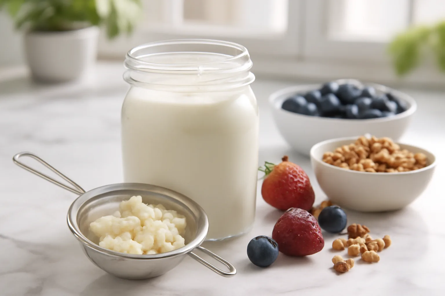 I Grew My Own Milk Kefir Grains and This Kit Made It Foolproof
