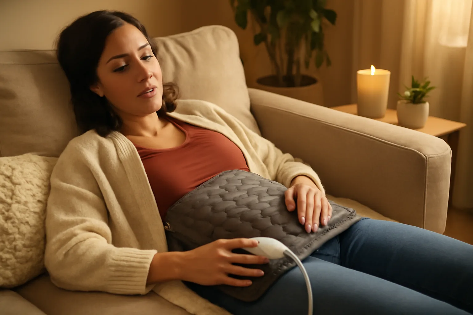 The Heating Pad That Calms My IBS Cramps Better Than Any Pill I Have Tried