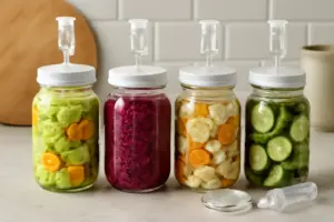These Fermentation Weights and Airlock Lids Stopped My Vegetables Going Mouldy