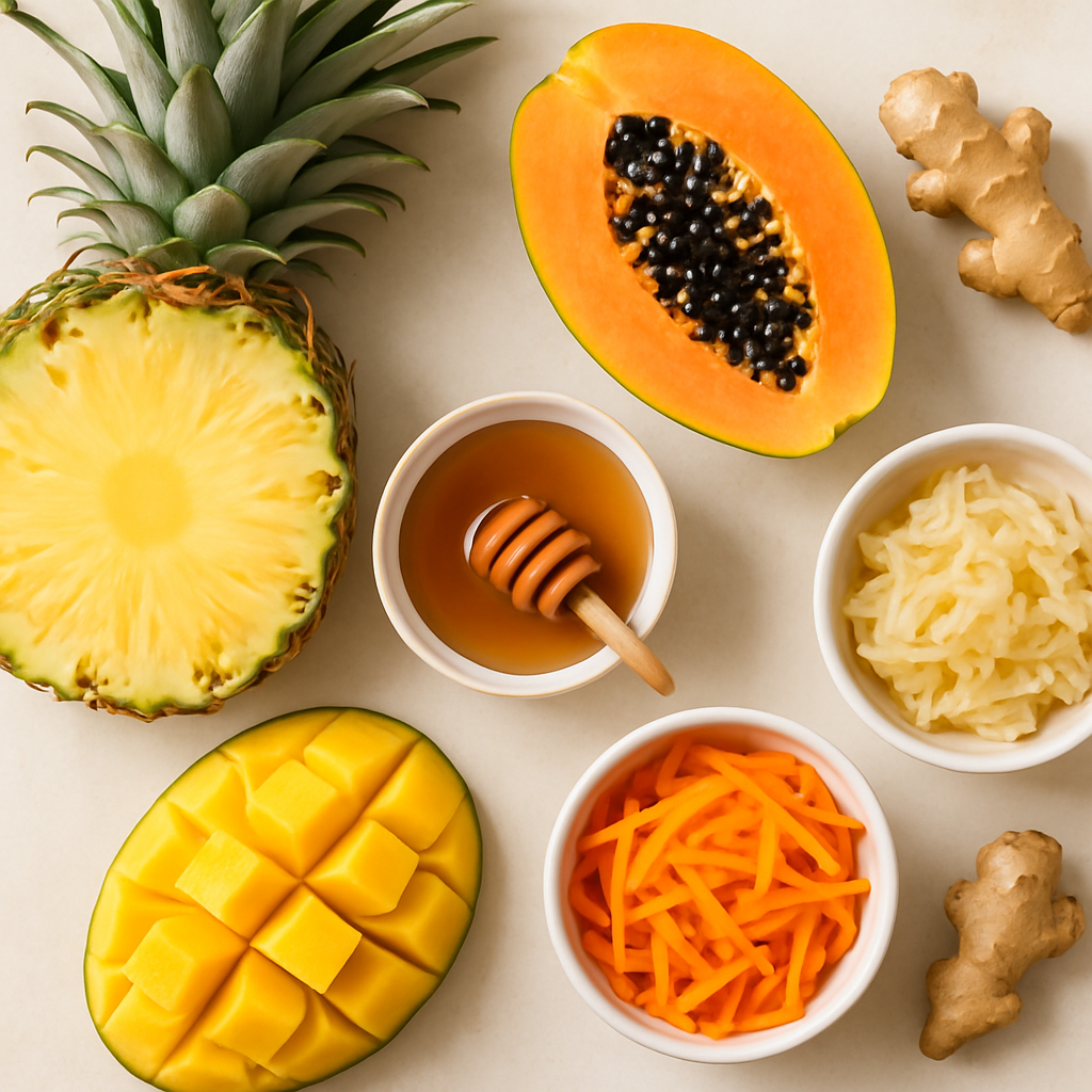 Natural Digestive Enzymes in Food: 12 Best Sources (Bromelain, Papain, Lipase & More) — image 1