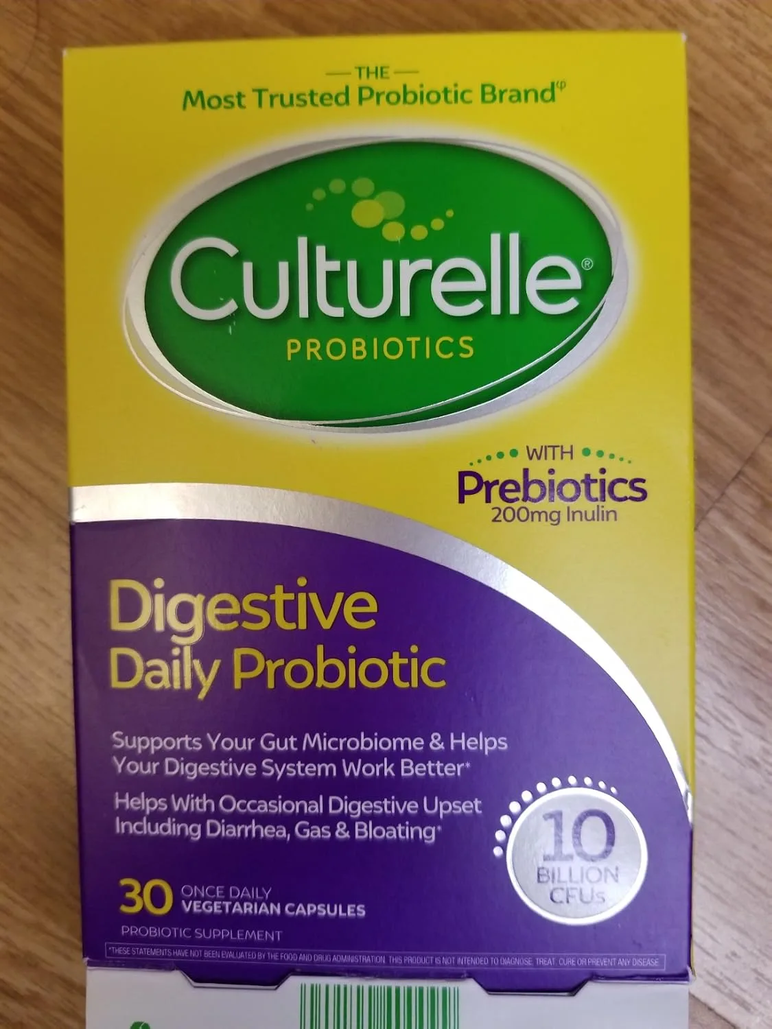 Customer photo of low-FODMAP digestive supplement packaging and contents