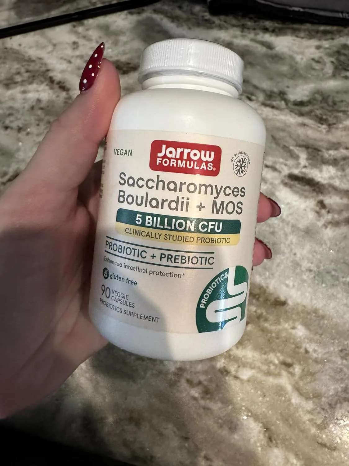 Customer photo of Jarrow Formulas S. Boulardii probiotic supplement bottle