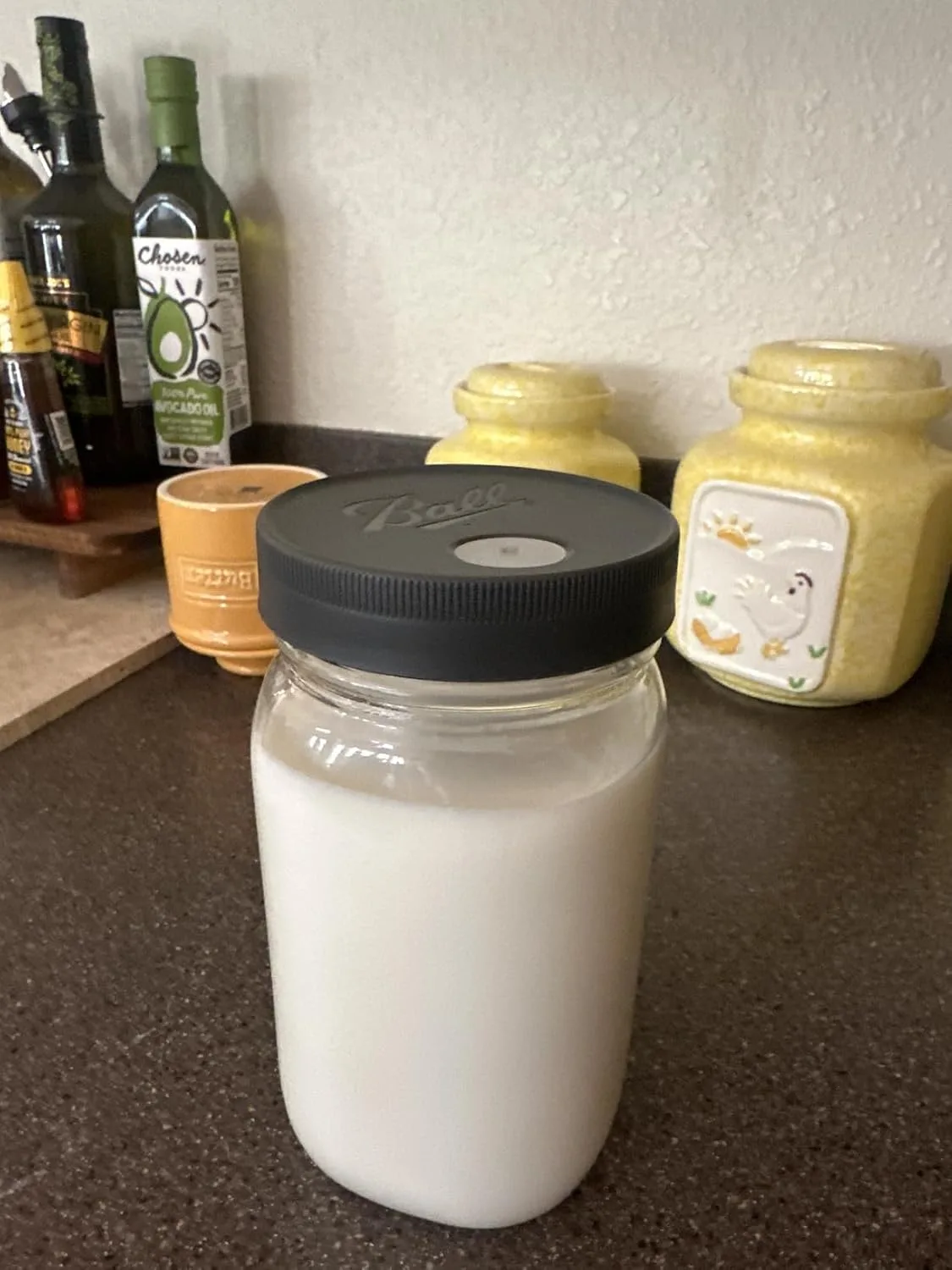 Customer review photo for I Grew My Own Milk Kefir Grains and This Kit Made It Foolproof