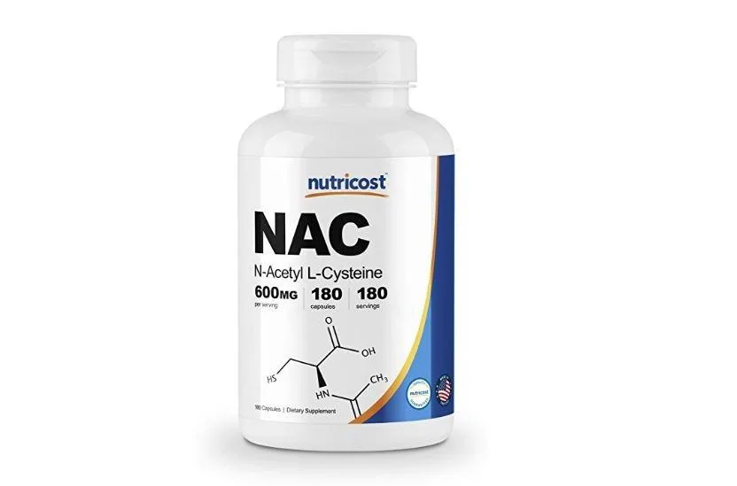 Customer photo of NAC, Glutathione, and Alpha-Lipoic Acid supplement bottle and capsules