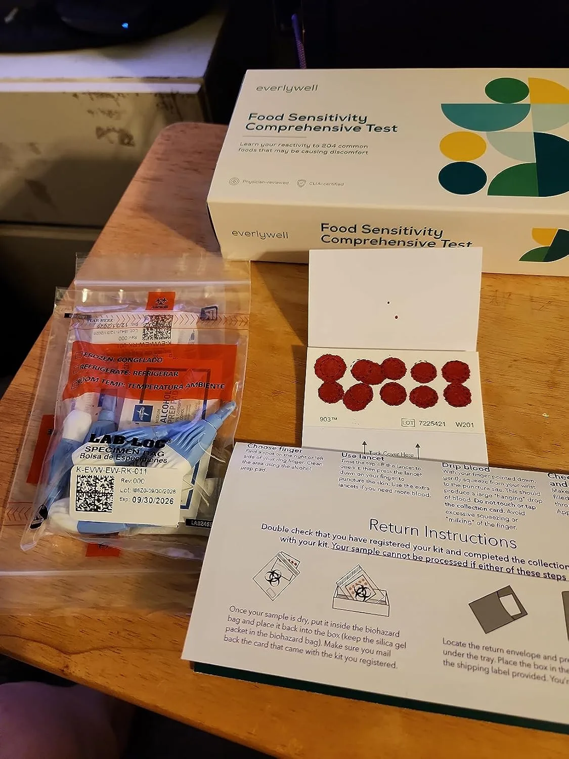 Customer review photo for I Tested the Everlywell Food Sensitivity Test: Was It Worth the Money