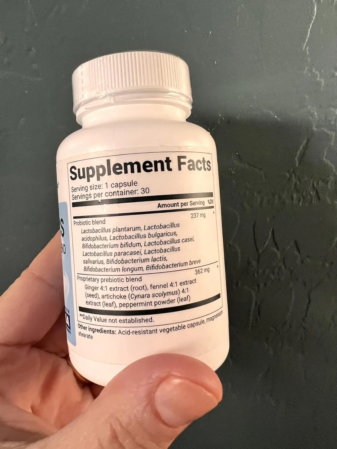 Customer photo of gut microbiome test kit components and instructions laid out