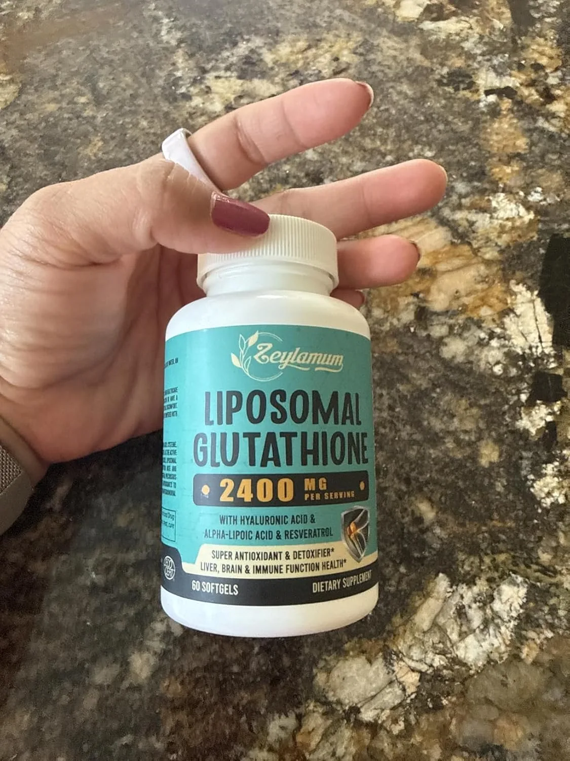 Customer review photo for NAC, Glutathione, and Alpha-Lipoic Acid: The Antioxidant Stack That Protects Your Liver