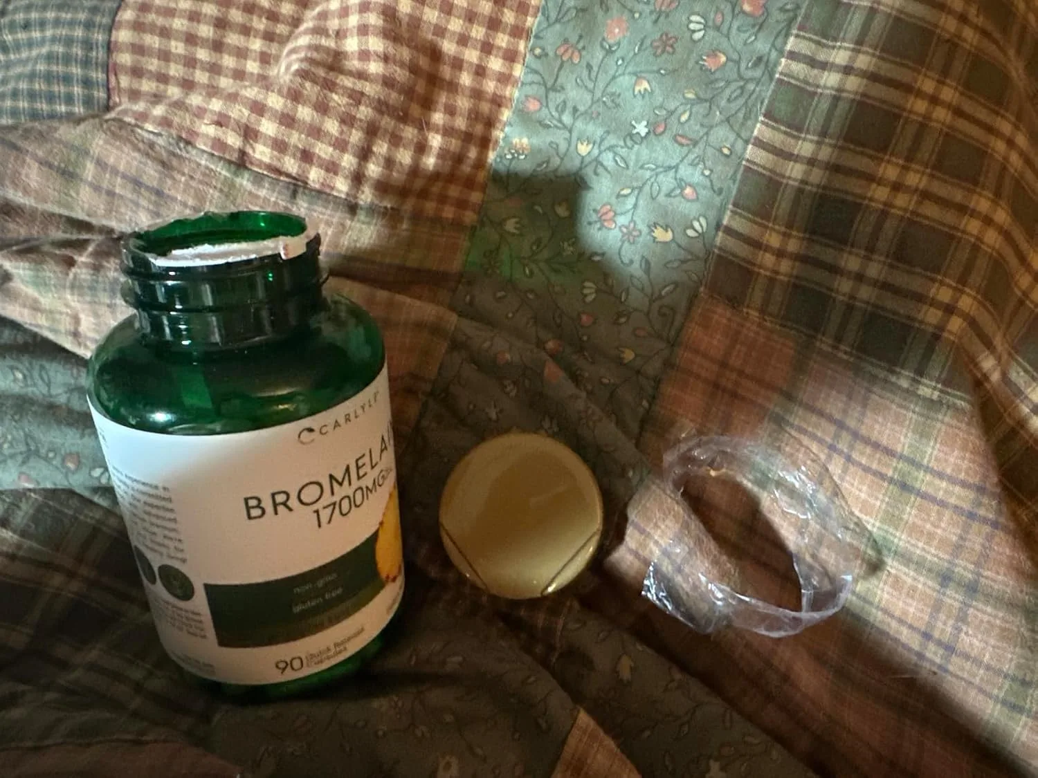 Customer photo of natural digestive enzyme-rich foods displayed together