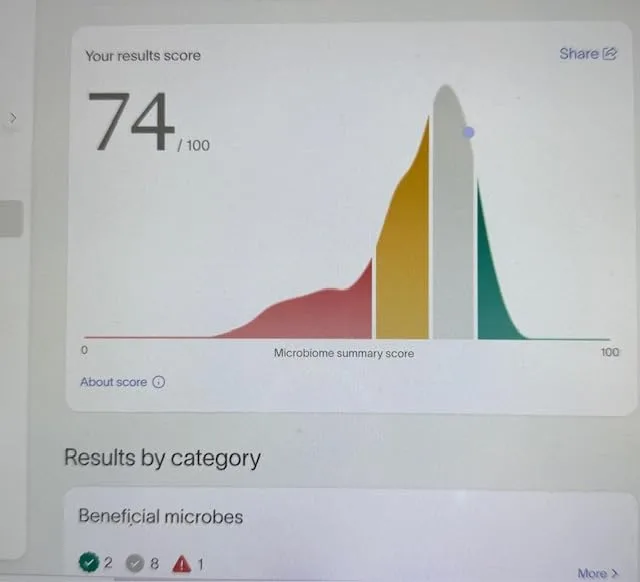 Customer review photo for The Gut Microbiome Test I Actually Recommend (And the Ones I Do Not)